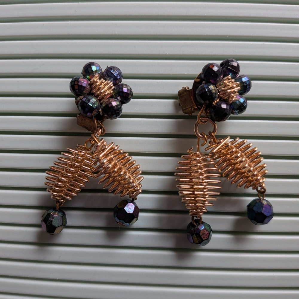 Vintage Clip Earrings - Germany